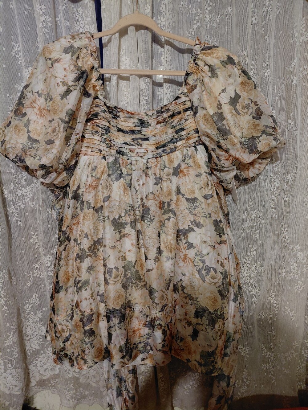 SOLD SOLD Sophie The Label M NWT Floral Fluffy Romantic Dress